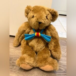 Vermont Teddy Bear movable jointed arms and legs 1997 vintage plush 16”